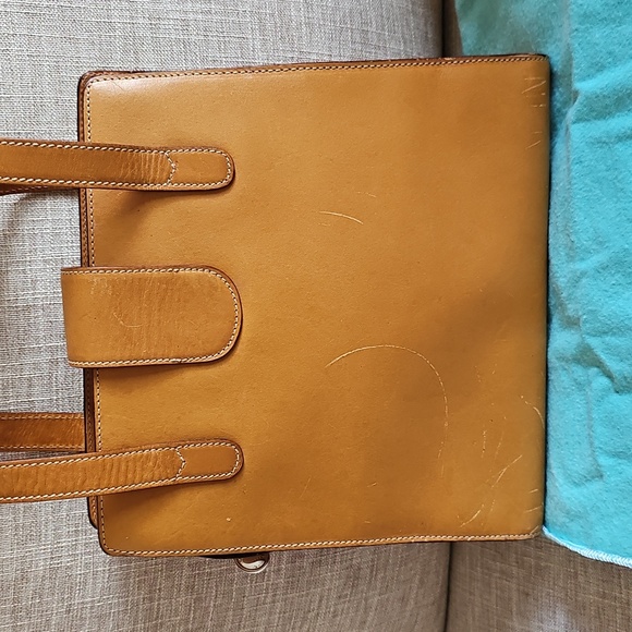 Tiffany & Co. Leather Shoulder Bag, Camel Brown - Picture 3 of 14